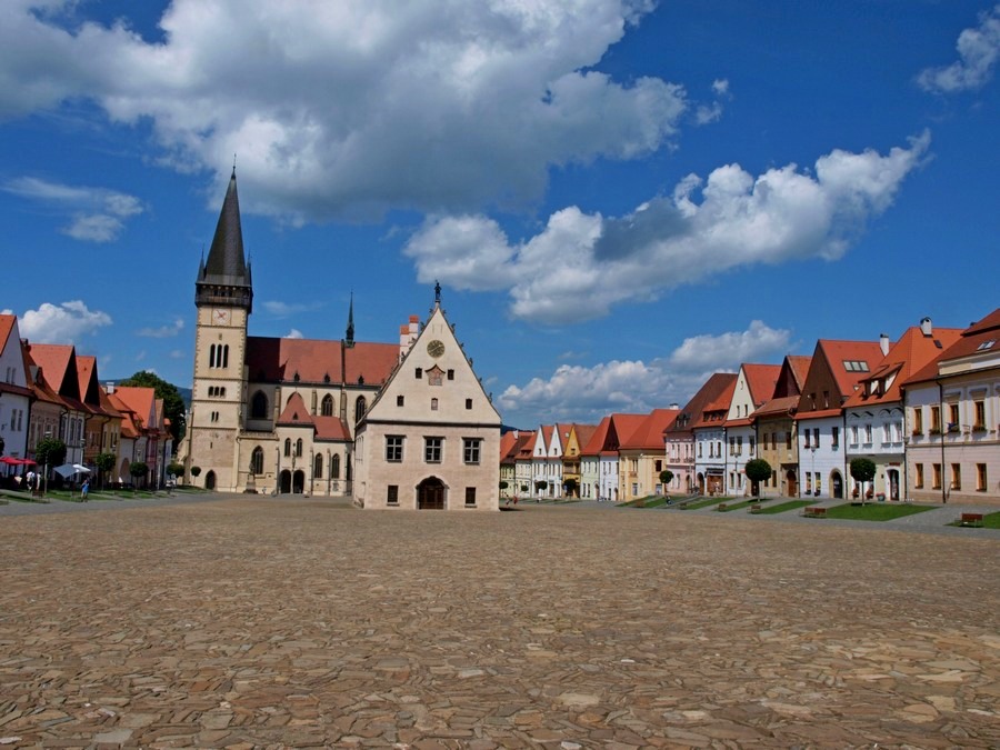 Rynek w Bardejowie (fot. Paweł Klimek)