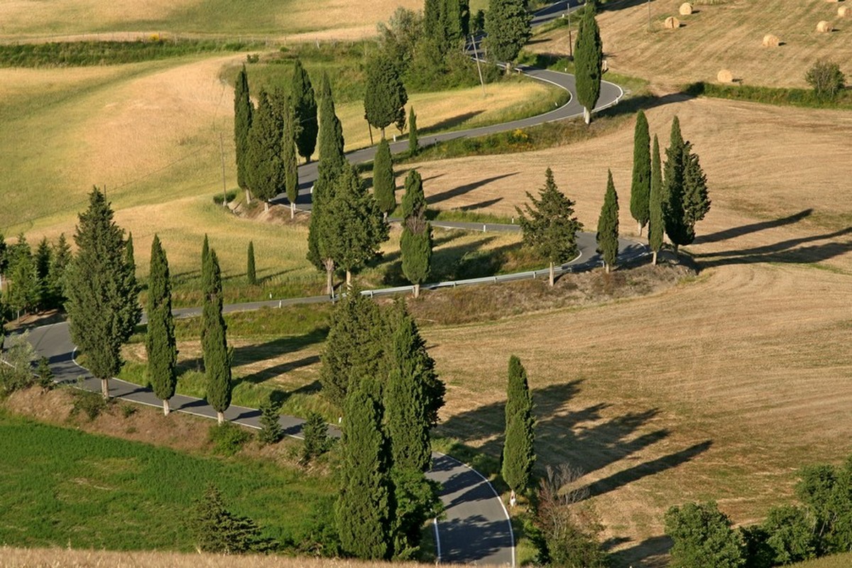 Dolina d'Orcia - klasyka Toskanii, (fot. T. Liptak)