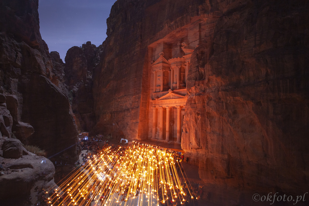 Petra nocą, fot. S. Adamczak, okfoto.pl