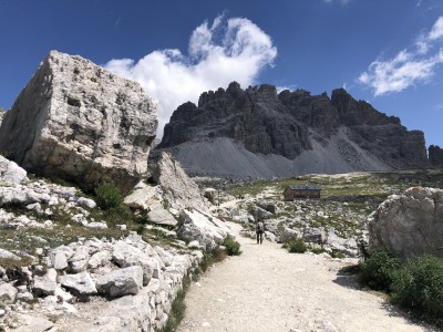 Na szlaku wokół Tre Cime (fot. Paweł Klimek)