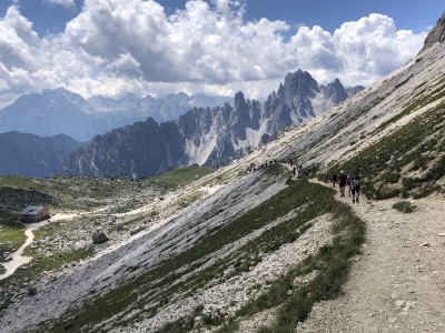 Na szlaku wokół Tre Cime (fot. Paweł Klimek)