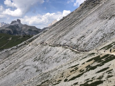 Na szlaku wokół Tre Cime (fot. Paweł Klimek)