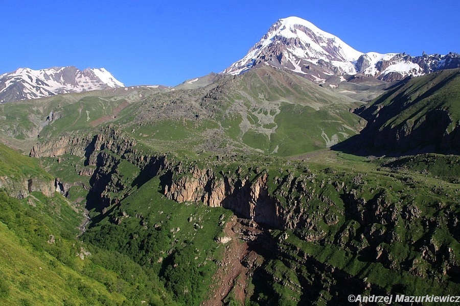 Widok na Kazbek