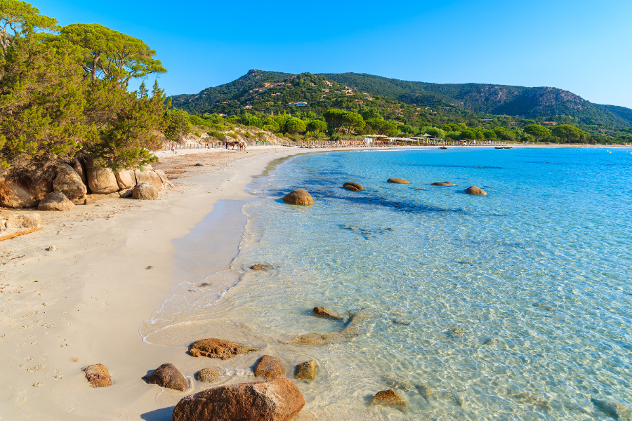 Plaża w okolicy Porto Vecchio 