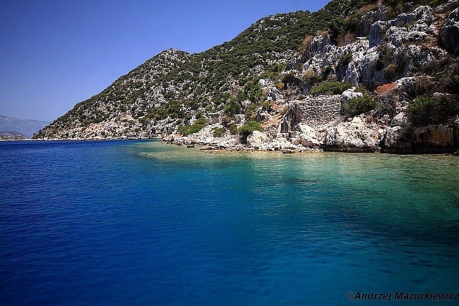 Wyspa Kekova i podwodne ruiny antycznego miasta